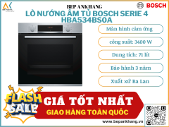 Lò nướng âm tủ Bosch HMH.HBA534BS0A Series 4 - Nhập Ba Lan - Brand Germany